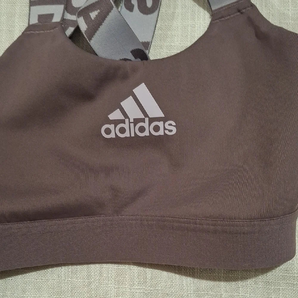 Adidas Lavender Cross-Back Sports Bra - Picture 7 of 7